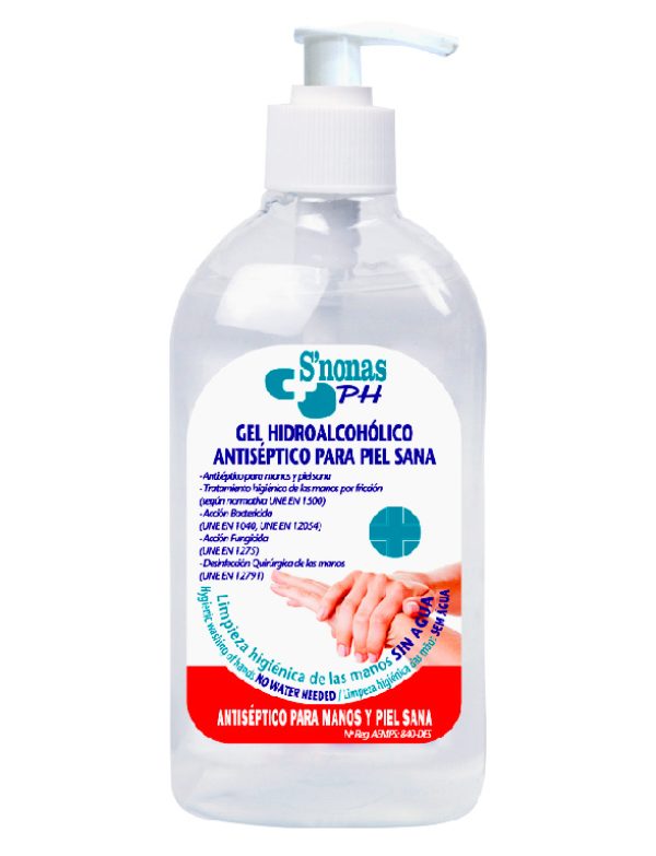 Gel Hidroalcohólico Snonas PH 500ml