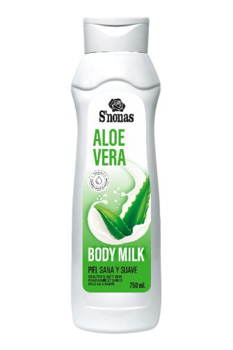 Body Milk Aloe Vera S'nonas 750ml