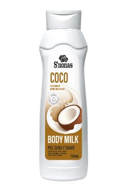 Body Milk Coco S'nonas 750ml Hidratante