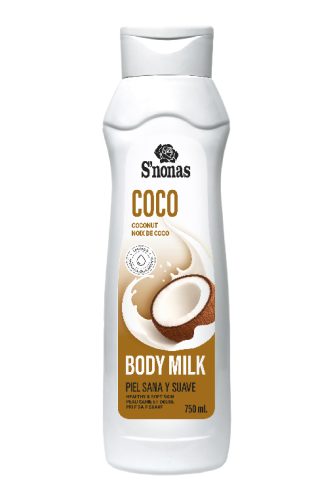 Body Milk Coco S'nonas 750ml Hidratante