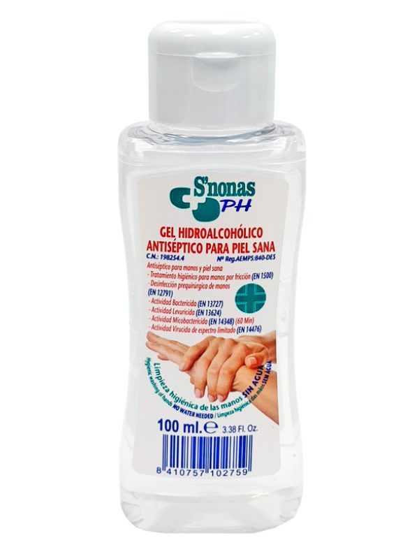 Gel Hidroalcohólico Snonas PH 100ml