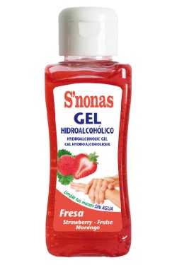 Gel Hidroalcohólico Perfumado Fresa 100ml