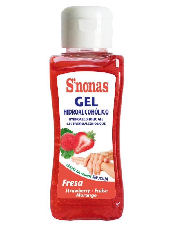 Gel Hidroalcohólico Perfumado Fresa 100ml
