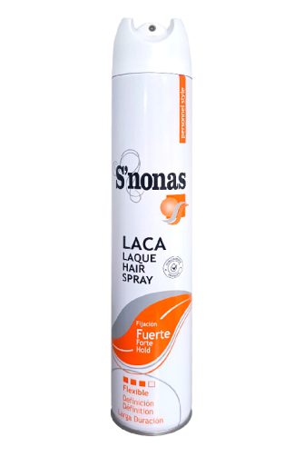Laca Spray Fijación Fuerte S'nonas 400ml