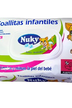 Toallitas Infantiles Nuky 72 Unidades