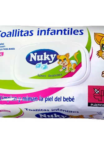 Toallitas Infantiles Nuky 72 Unidades
