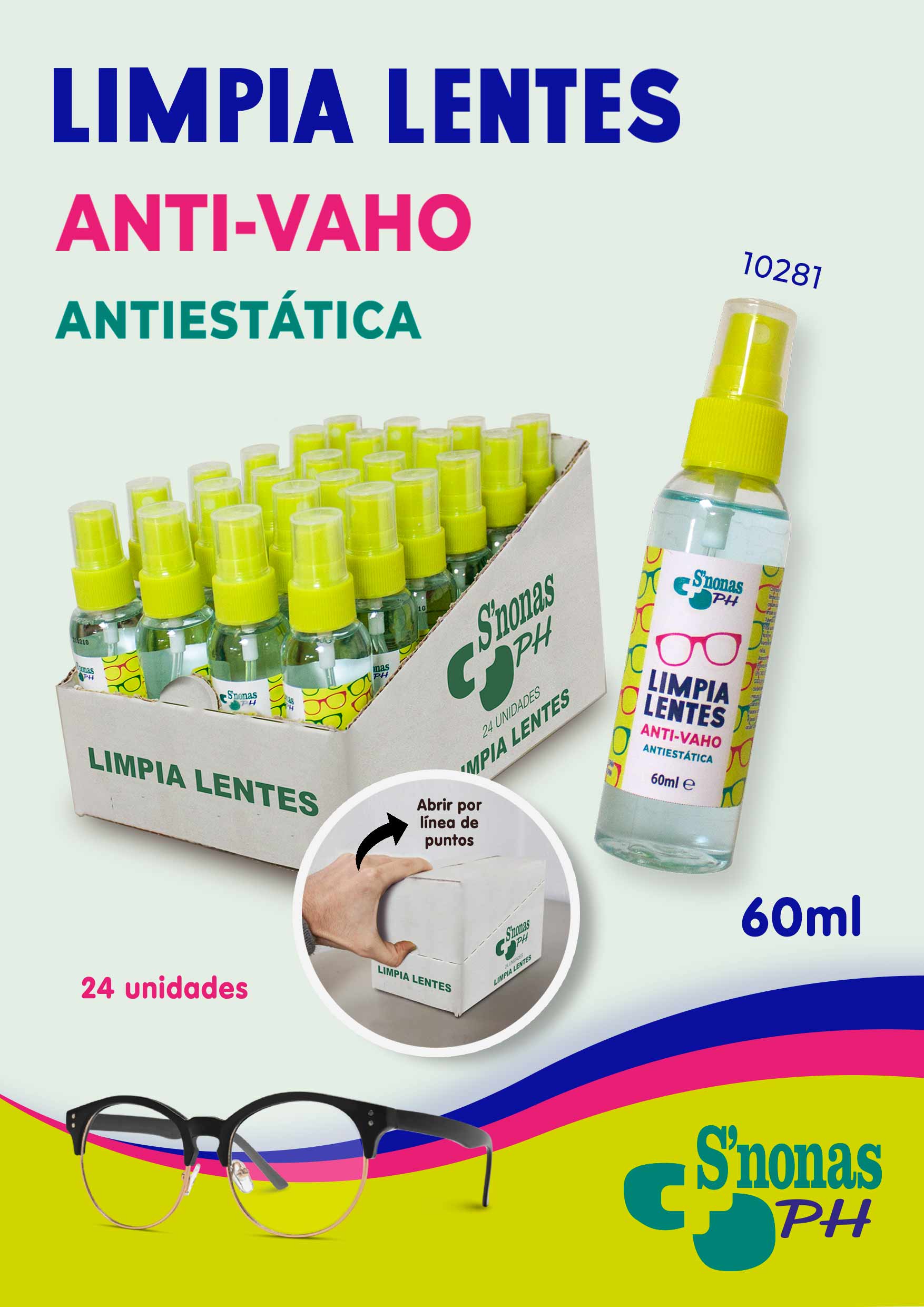 Limpia Lentes 60ml - Arom